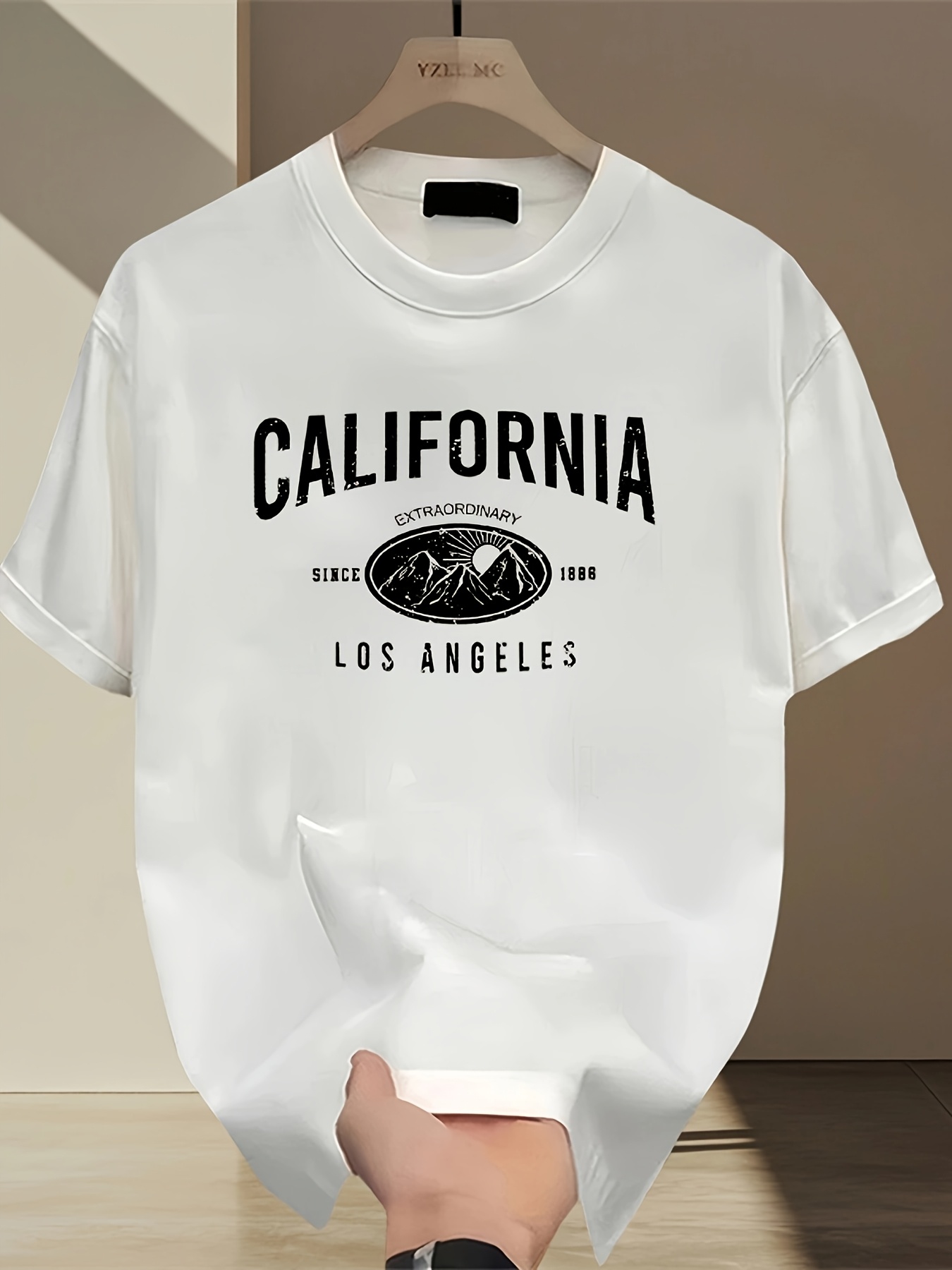 Street Fashion California - T-shirt à col rond avec motif