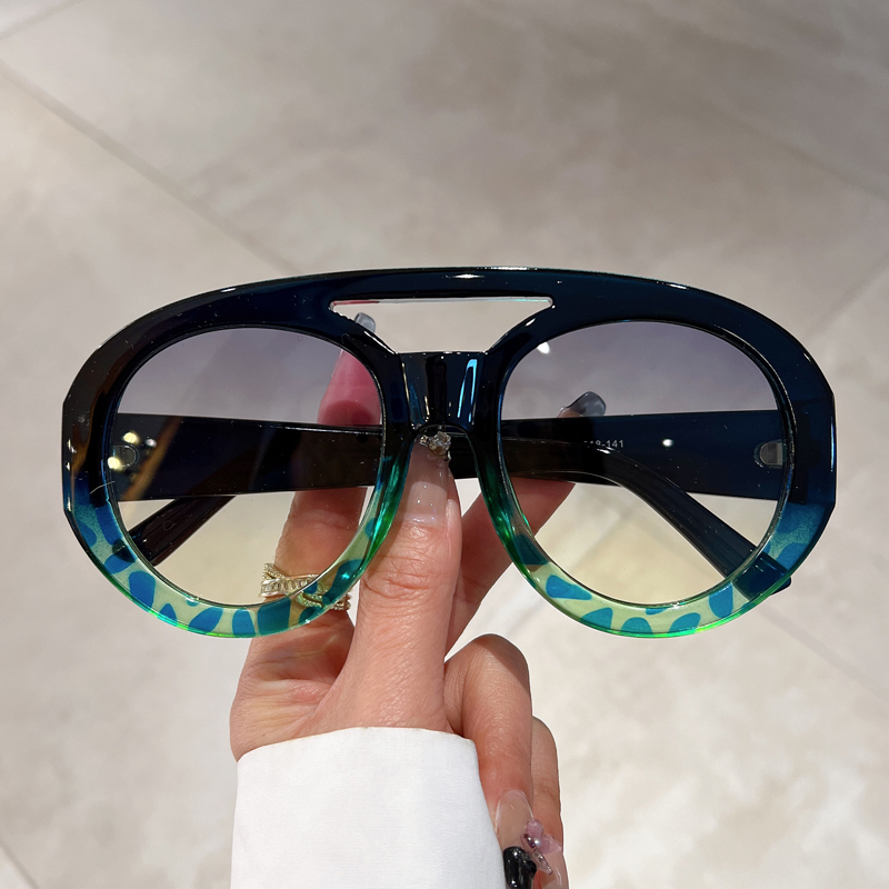 Street Fashion Glasses - Lunettes de soleil rondes surdimensionnées pour