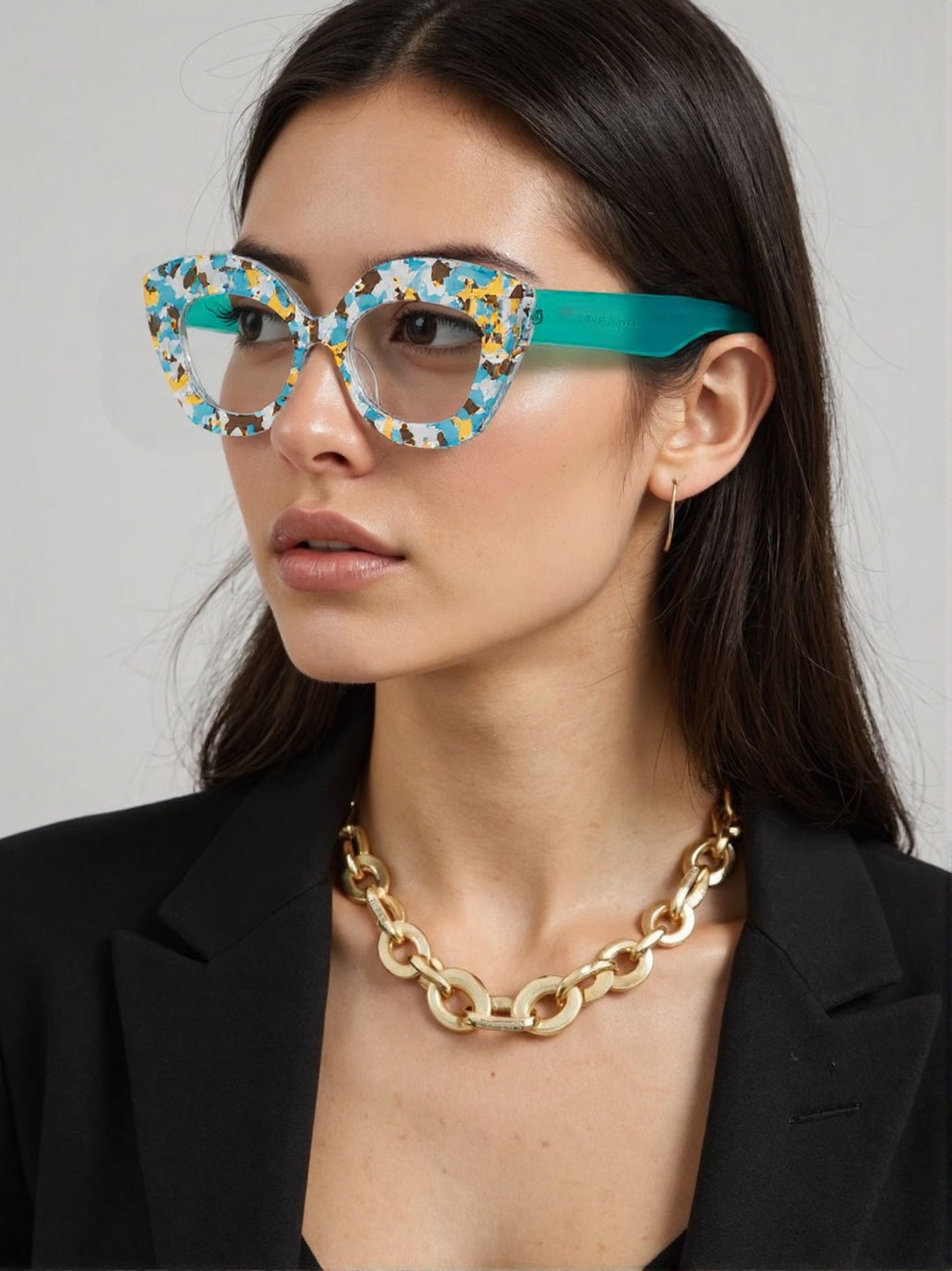 Street Fashion Runway - Lunettes anti-lumière bleue sans correction pour