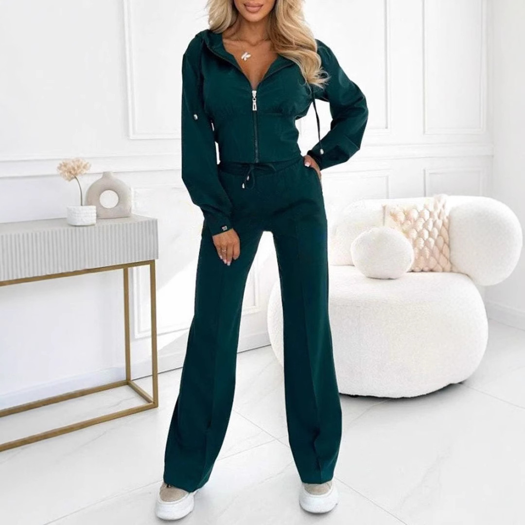 Street Fashion Winter 2025 - Ensemble deux pièces pour femme, sweat-shirt