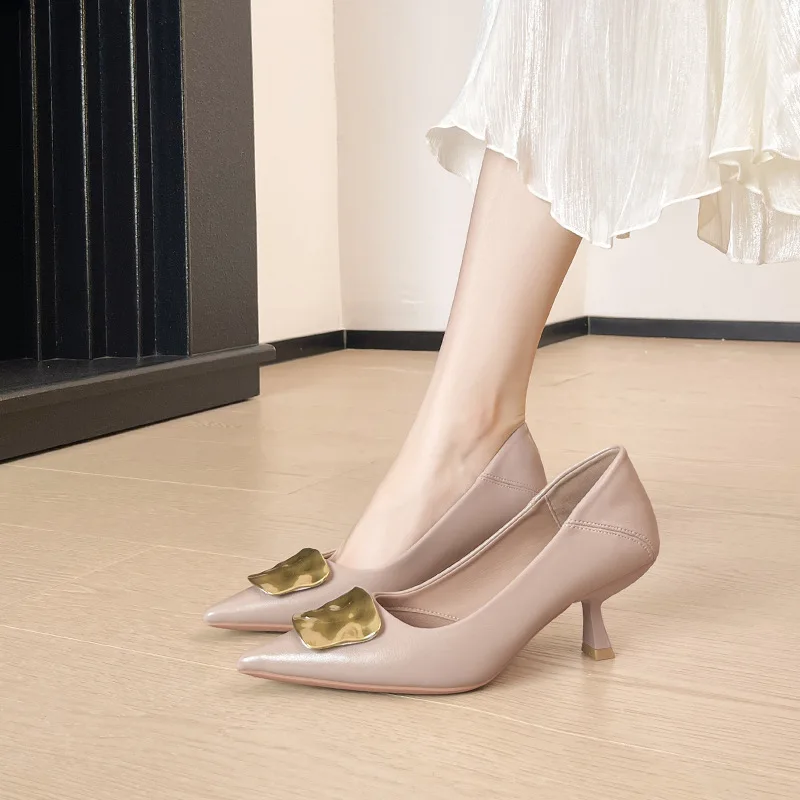 Girl Fashion Street - Nouvelles escarpins en cuir pour femmes,