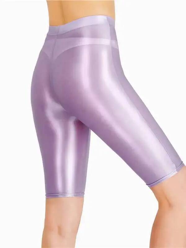 Fashion Street Yoga - Short en maille brillante à sept