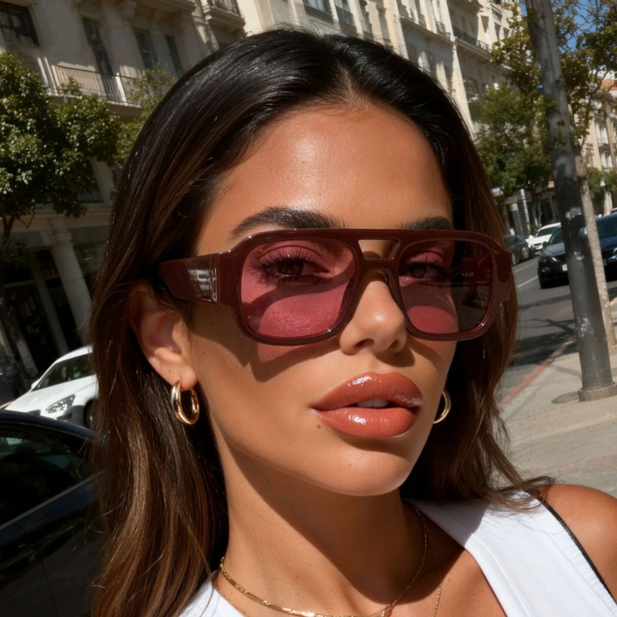 Street Fashion Glasses - Lunettes de soleil aviateur rétro, nouveau