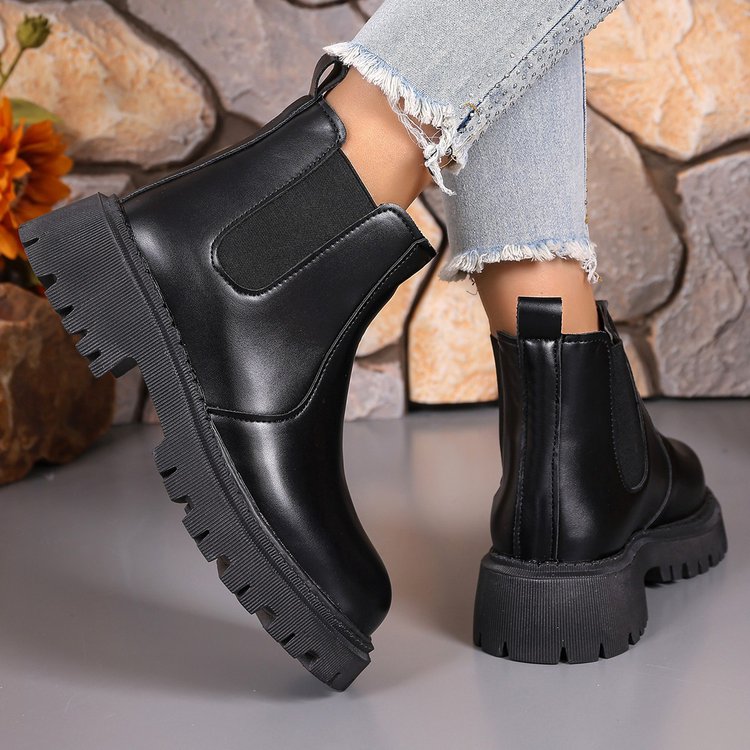 Street Fashion Winter 2025 - Chaussures pour femmes 2025 classique semelle