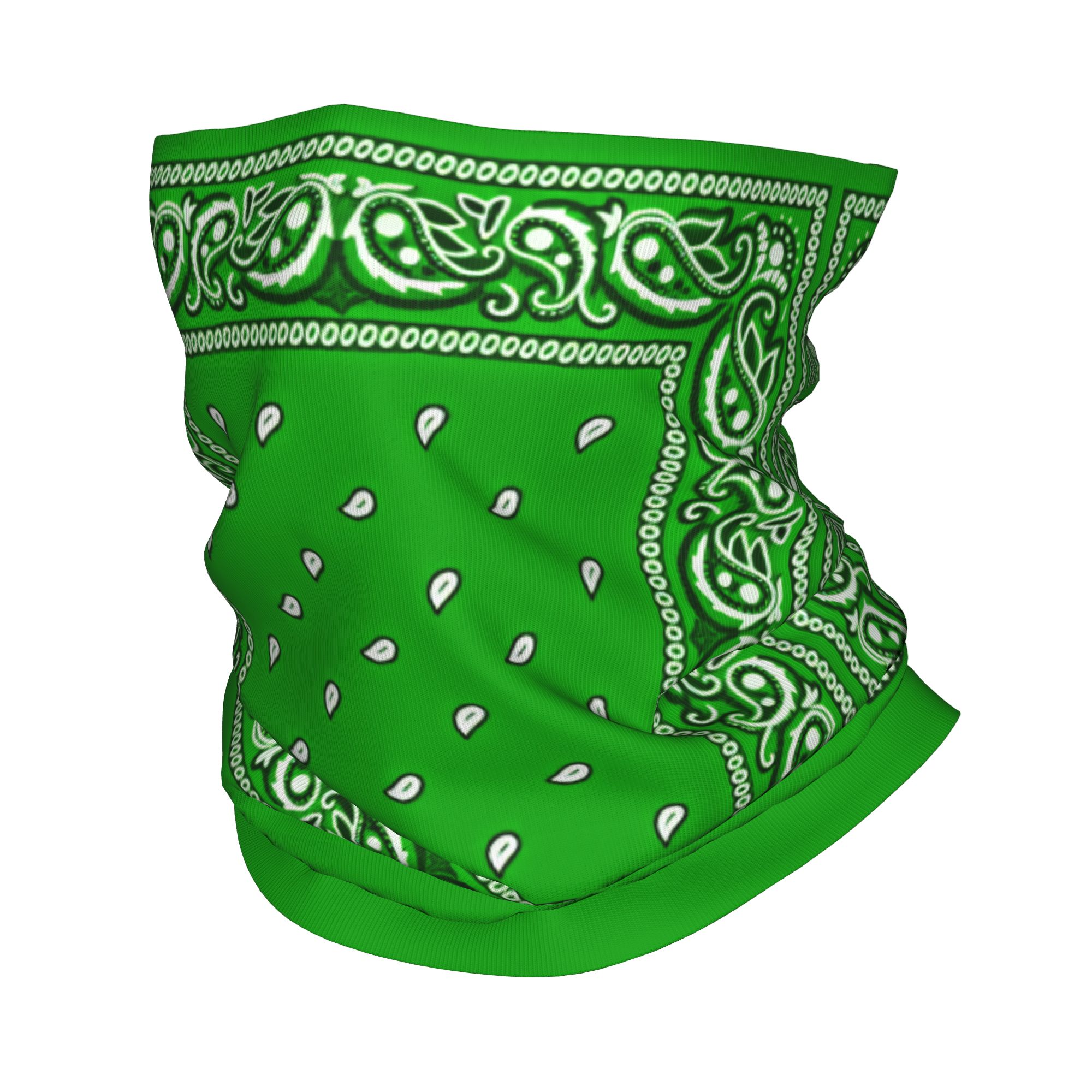 Balaclava Face Mask - Bandana vert, masque de cyclisme cool,