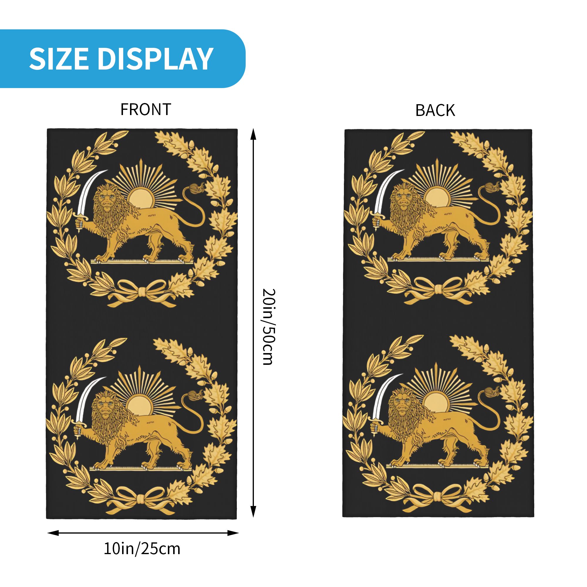 Bandana avec emblème du lion e - Balaclava Face Mask avis et prix