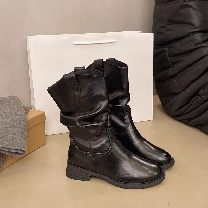 Bottines amples à talons large - Street Fashion Winter 2025 avis et prix