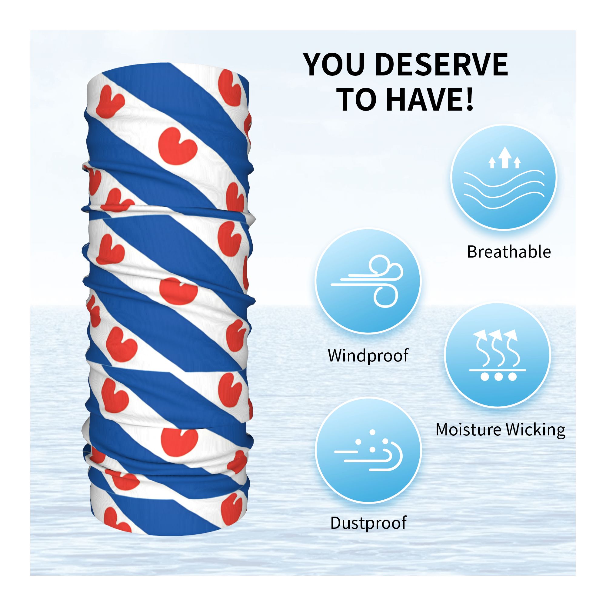 Bandana Drapeau de la Frieslan - Balaclava Face Mask avis et prix