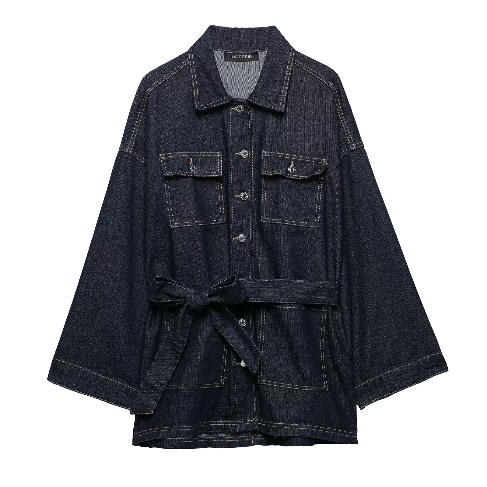 Veste en jean pour femmes, cou - Street Fashion Winter 2025 avis et prix