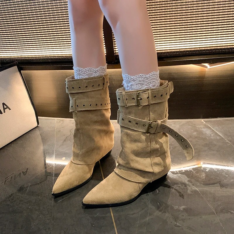 2025 bout pointu femmes bottes - Street Fashion Winter 2025 avis et prix