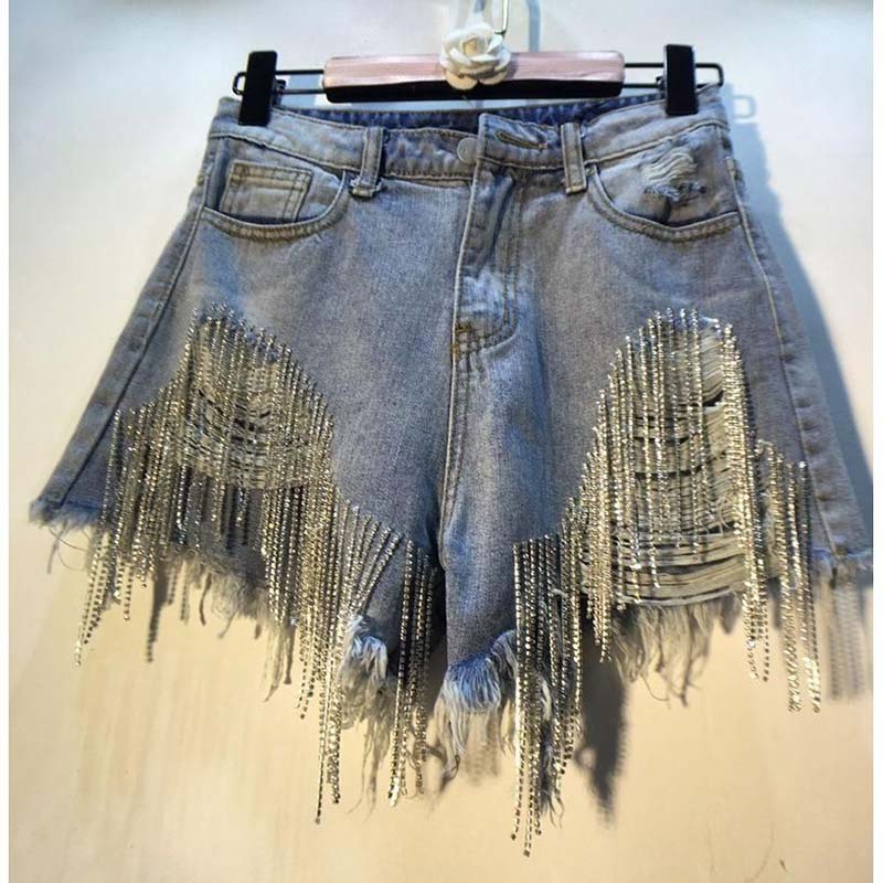 Short en jean femme 2026, déch - Distressed Jean Rip avis et prix