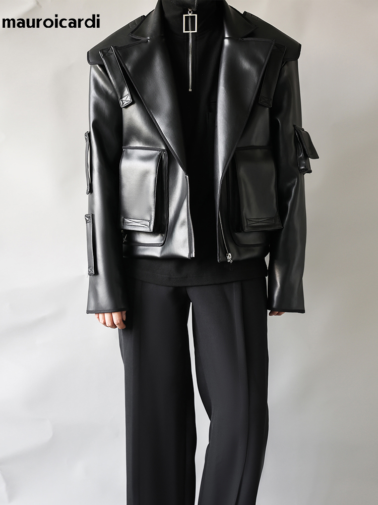 Mauroicardi-Veste en similicui - Street Fashion Runway avis et prix