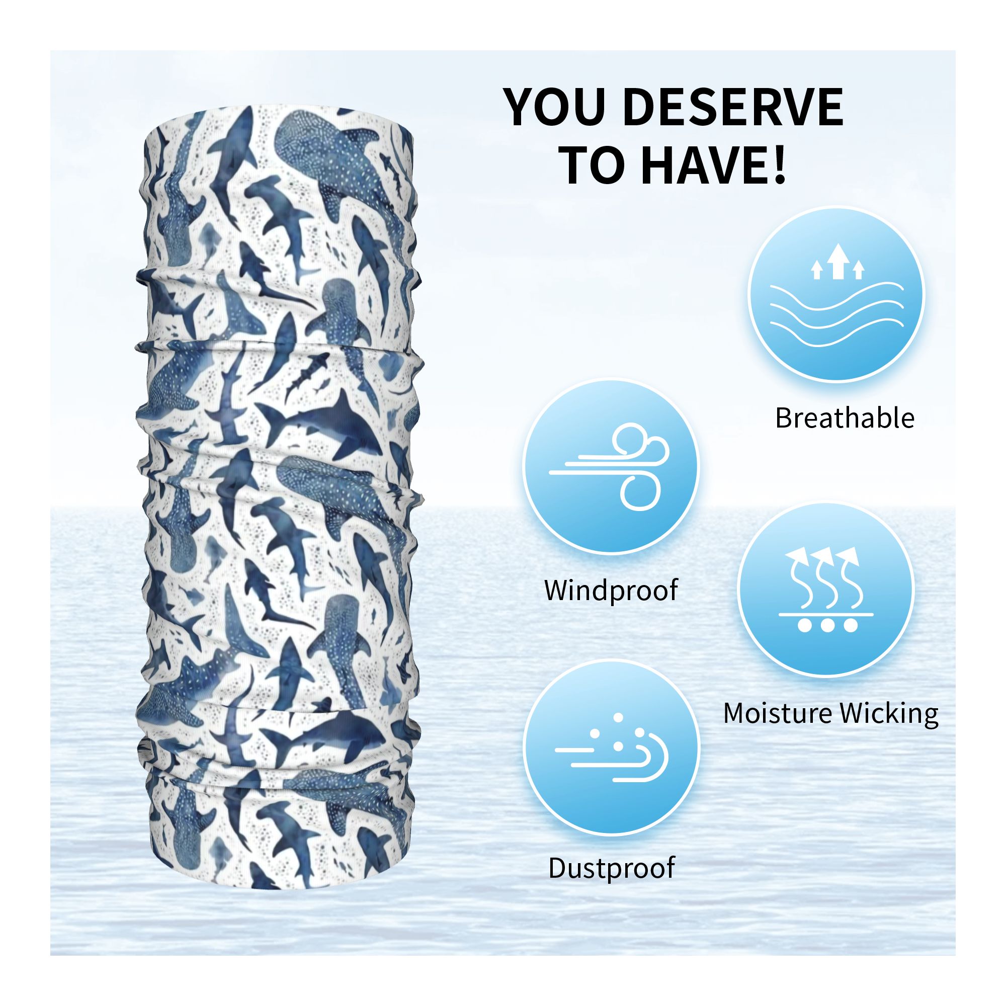 Personnalisé bleu aquarelle re - Balaclava Face Mask avis et prix