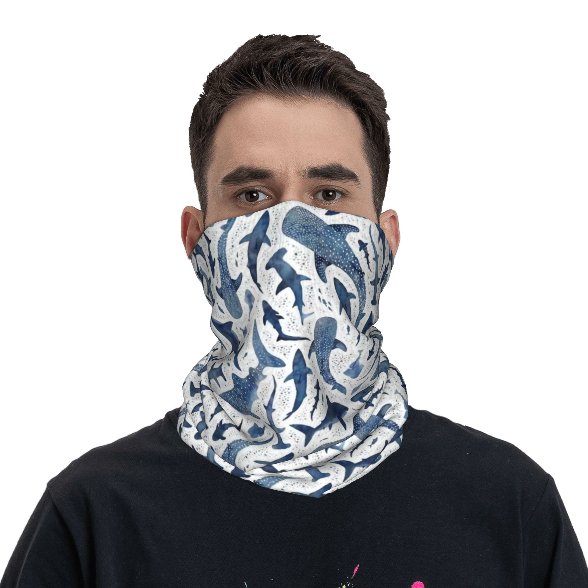 Personnalisé bleu aquarelle re - Balaclava Face Mask avis et prix