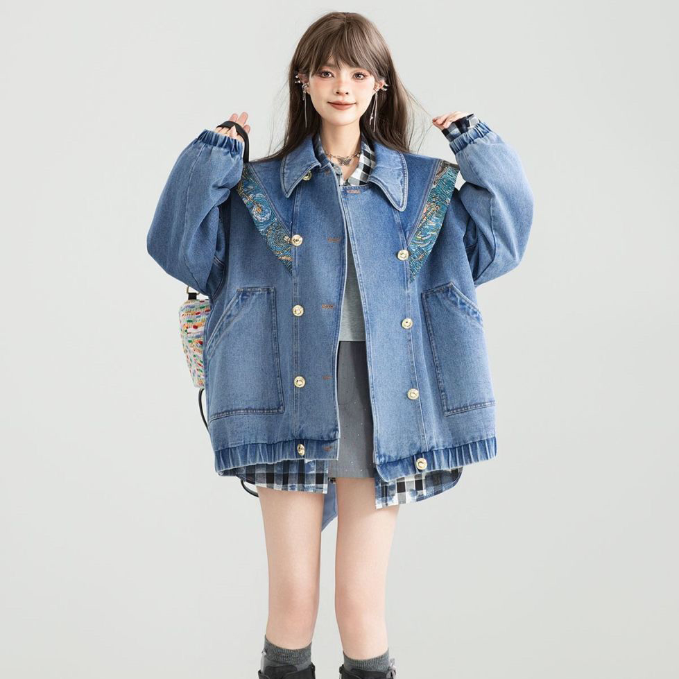 Veste en jean Vintage pour fem - Street Fashion Winter 2025 avis et prix