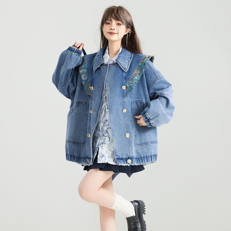 Veste en jean Vintage pour fem - Street Fashion Winter 2025 avis et prix