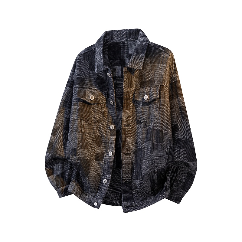 Veste en jean délavé pour homm - Street Fashion Couple avis et prix