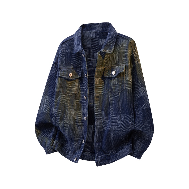 Veste en jean délavé pour homm - Street Fashion Couple avis et prix