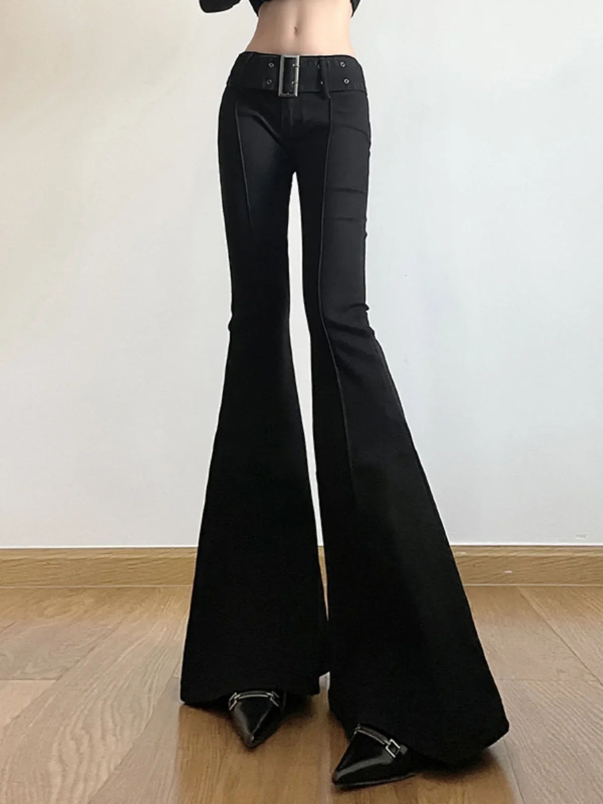 Pantalon évasé noir pour femme - Fashion Street Yoga avis et prix