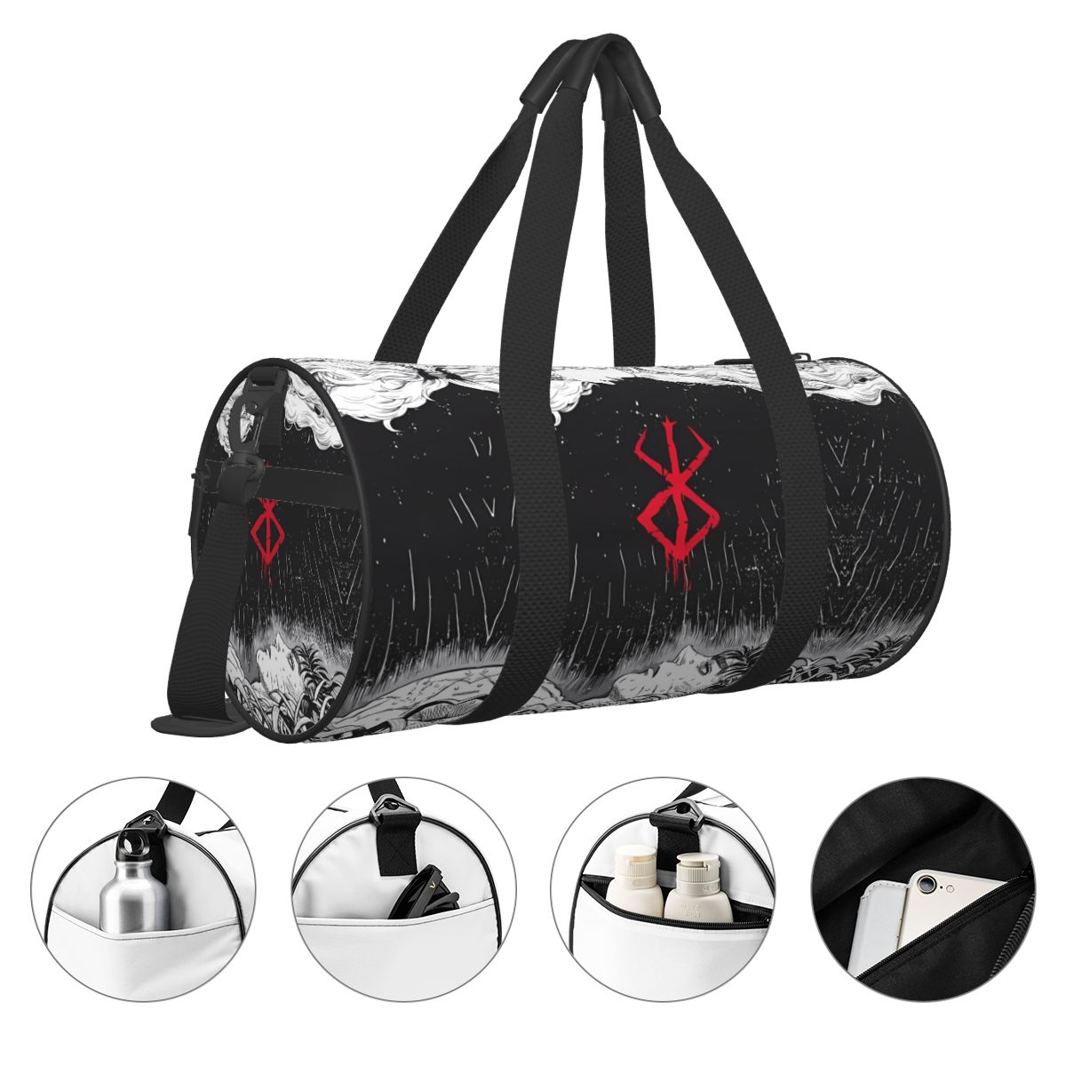 Japon Anime Bereserk sac de sp - Street Fashion Couple avis et prix