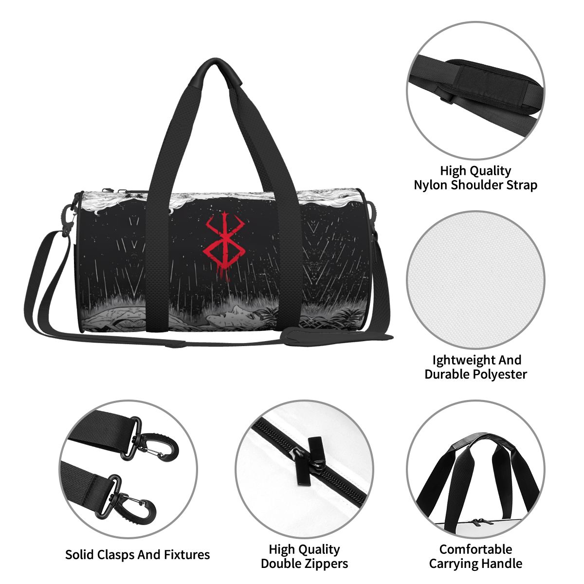 Japon Anime Bereserk sac de sp - Street Fashion Couple avis et prix
