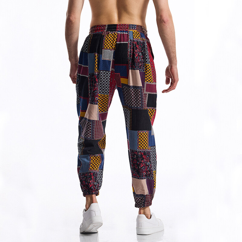 Pantalon en lin imprimé Tribal - Running Pant Jogger avis et prix