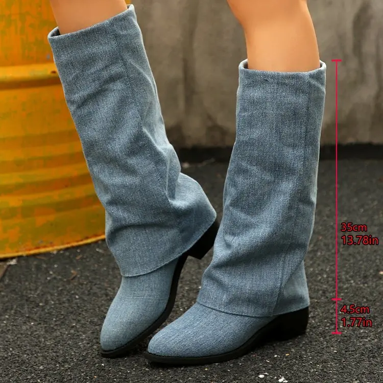 Femmes genou bottes hautes aut - Street Fashion Winter 2025 avis et prix