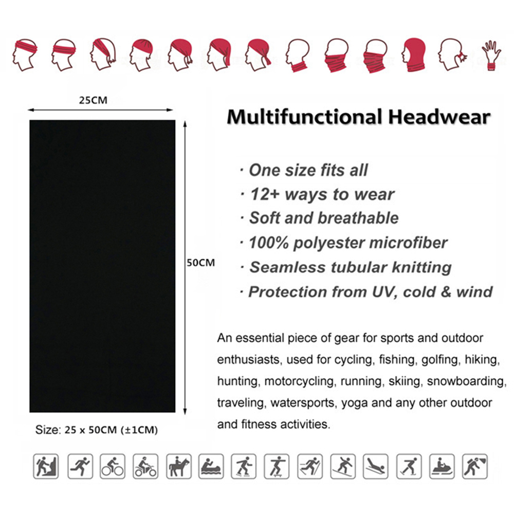 Bandanas de couleur unie sans  - Balaclava Face Mask avis et prix