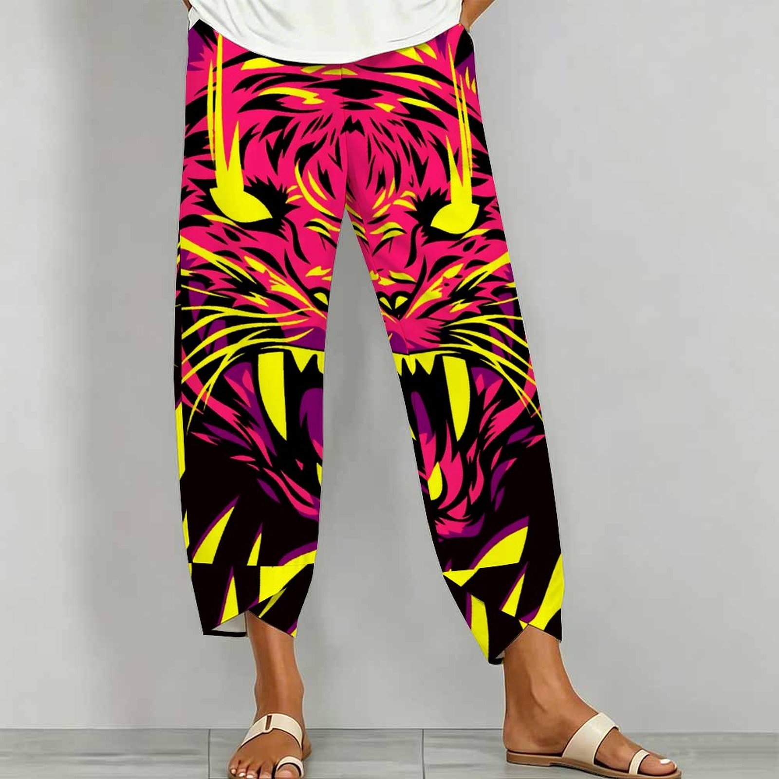 Pantalon de yoga imprimé rétro - Fashion Street Yoga avis et prix