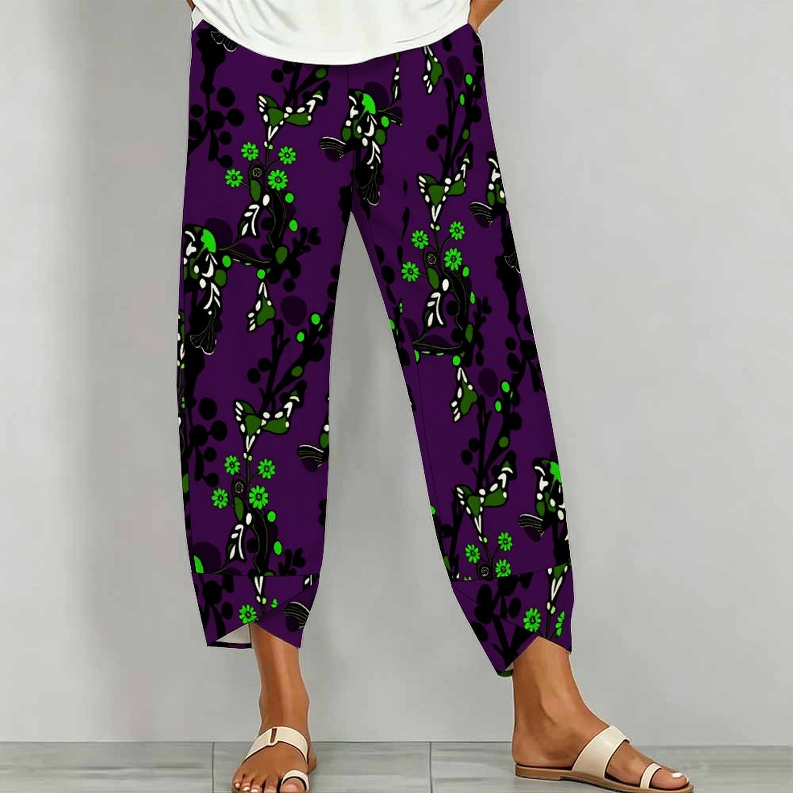 Pantalon de yoga imprimé rétro - Fashion Street Yoga avis et prix