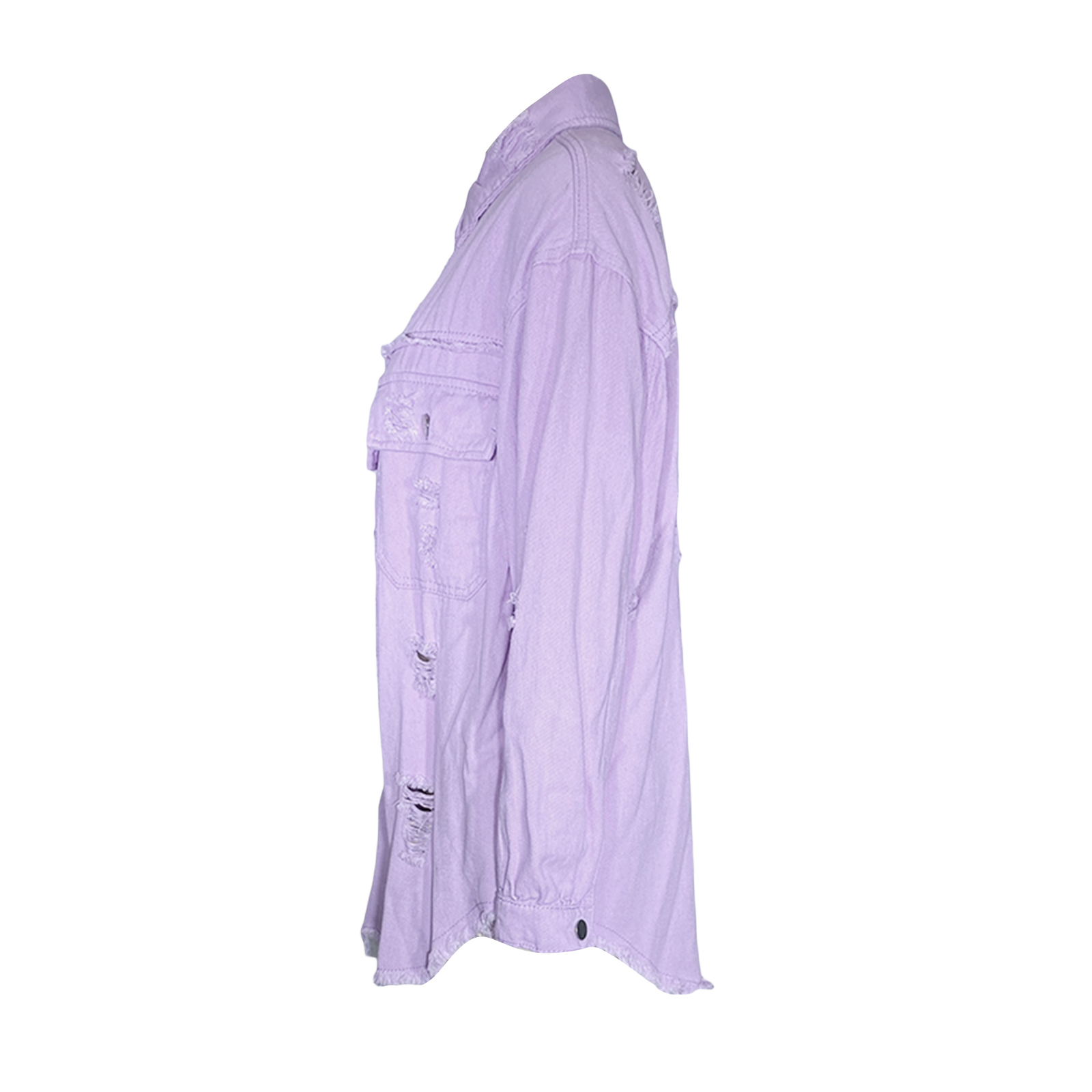 Veste en Jean déchiré et détre - Distressed Jean Rip avis et prix