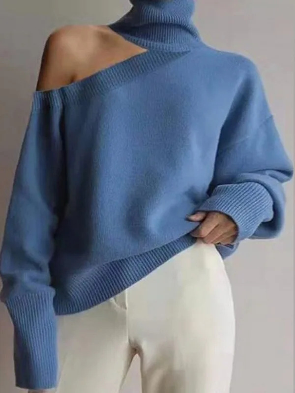Pull à col roulé et manches si - Street Fashion Winter 2025 avis et prix