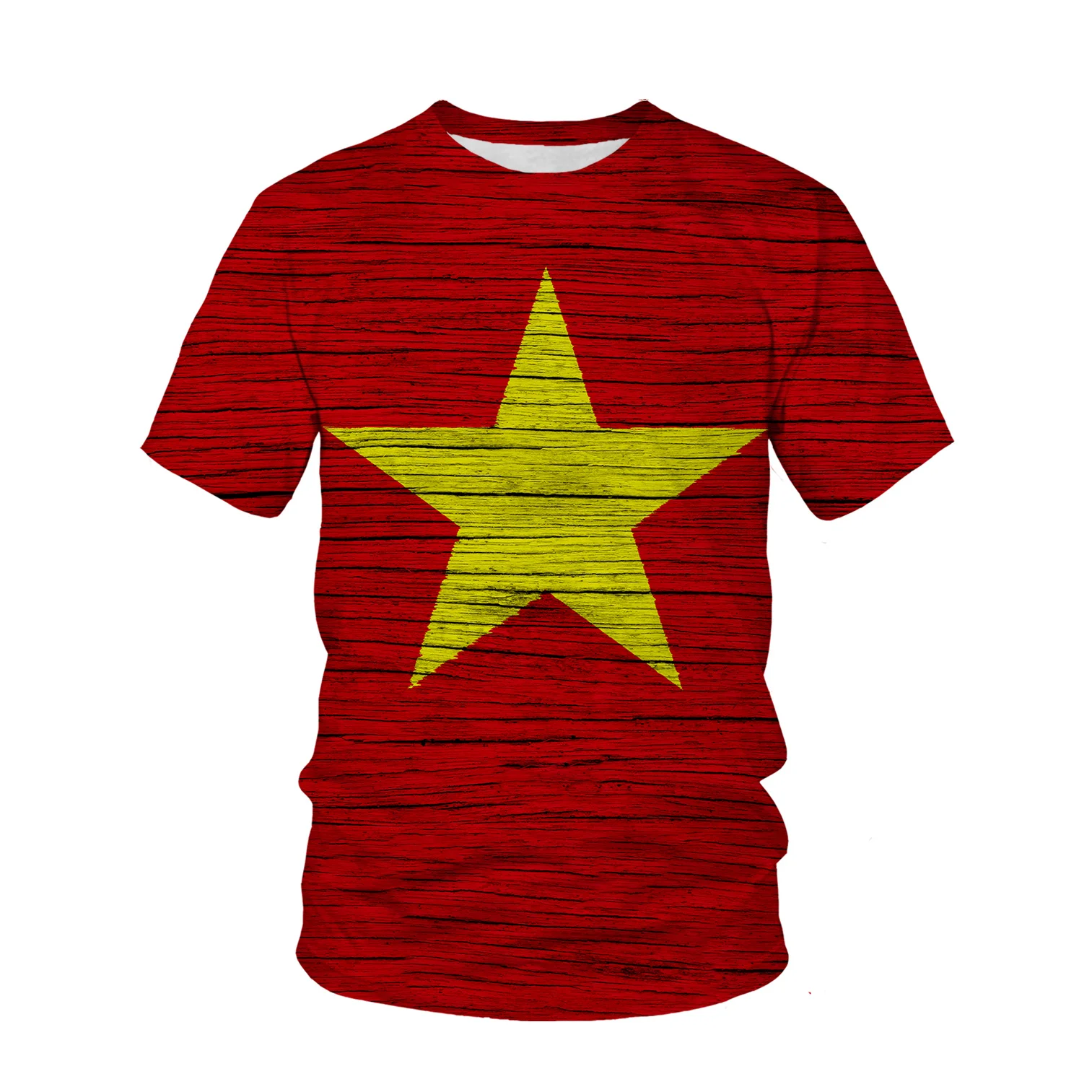 T-shirt imprimé 3D motif drape - Street Fashion Vietnam avis et prix
