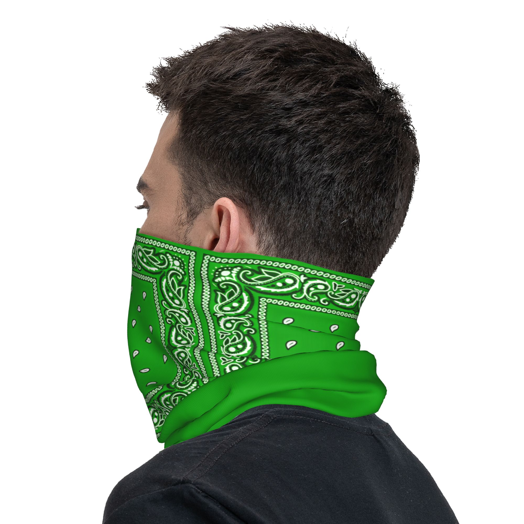 Bandana vert, masque de cyclis - Balaclava Face Mask avis et prix