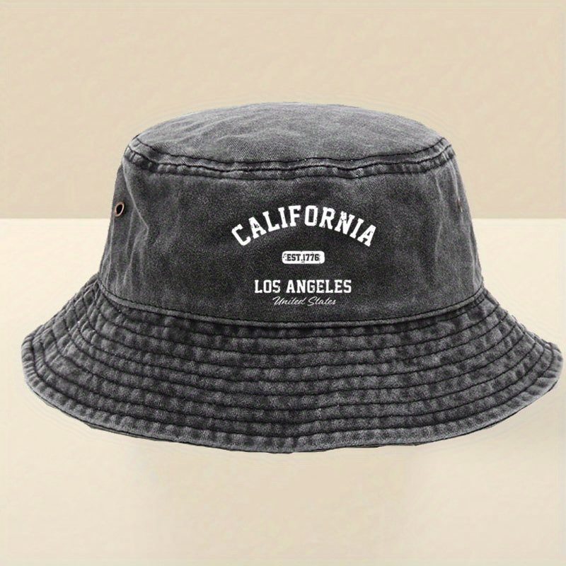 1 chapeau bob unisexe imprimé  - Street Fashion California avis et prix